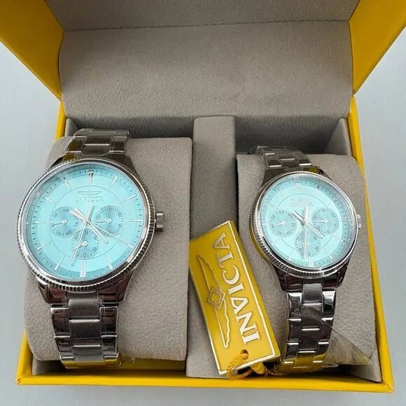 Invicta Specialty Women's & Men's Watch Set - 42mm & 34mm, Steel (49957) - Picture 3 of 5